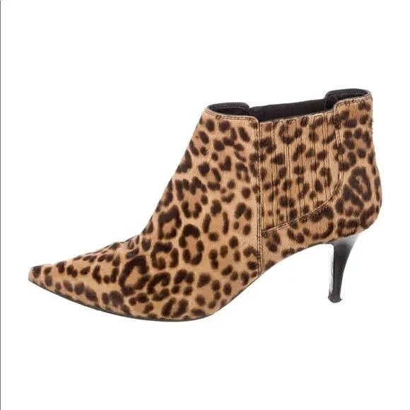 Burberry Camel Pony Hair Animal Print Booties! 🔥
