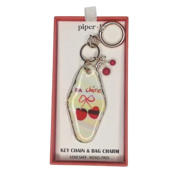 Piper K Ma Cherie Hotel Room Bag Charm Keychain