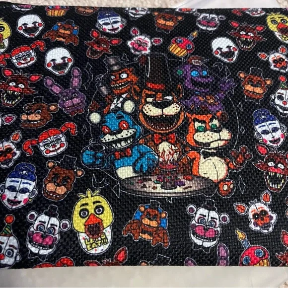 NEW Five Nights at Freddy’s makeup / travel zippered bag