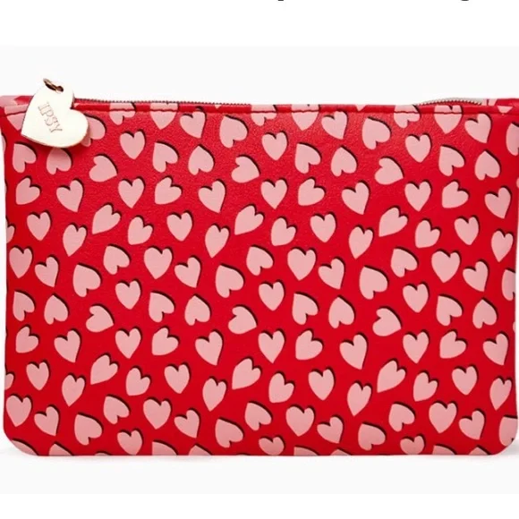 Red & Pink Heart Cosmetic Pouch