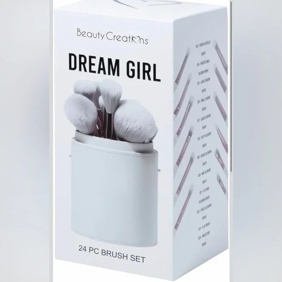 Beauty‎ Creations Dream Girl Brush Set - White