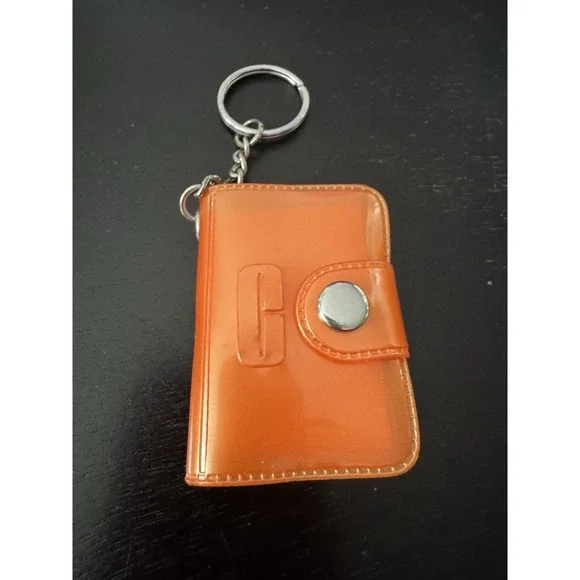 Vintage Clinique‎ Happy Orange Notepad Keychain Rare Collectible Unused