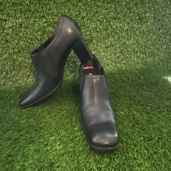 Prima‎ Tonya Booties Leather Black Size 8.5M