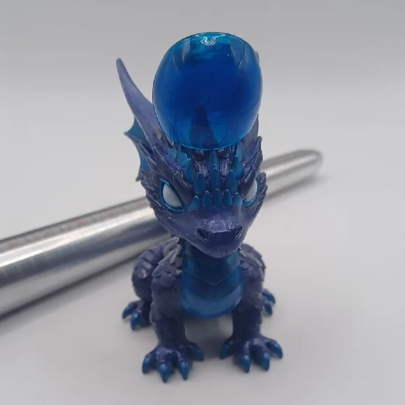 Blue Glass Ring
