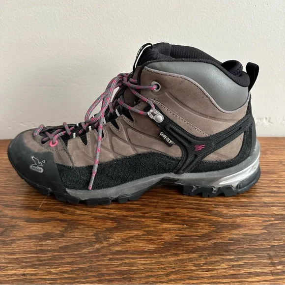 Salewa Hike‎ Trainer GTX Gore Tex Mid Boots Vibram Women’s 8.5