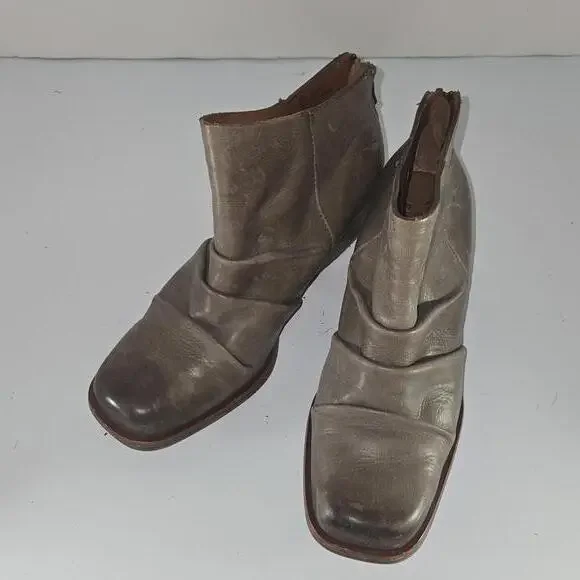 0386 Kork-Ease Kissel Ankle Boots Women's‎ Leather Bootie Shoes Size 6M
