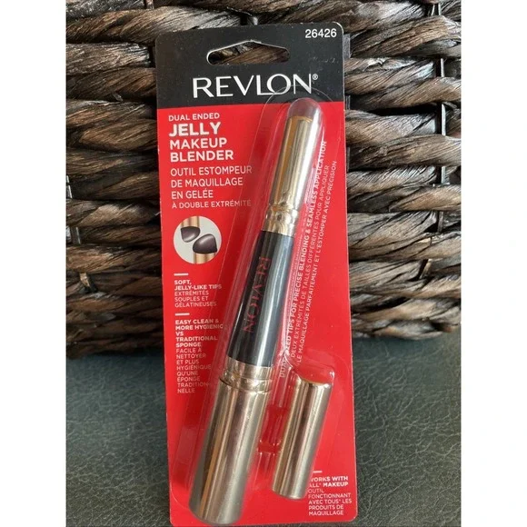 NEW Revlon Dual-Ended Jelly Makeup Blender Tool – Silicone Applicator 26426