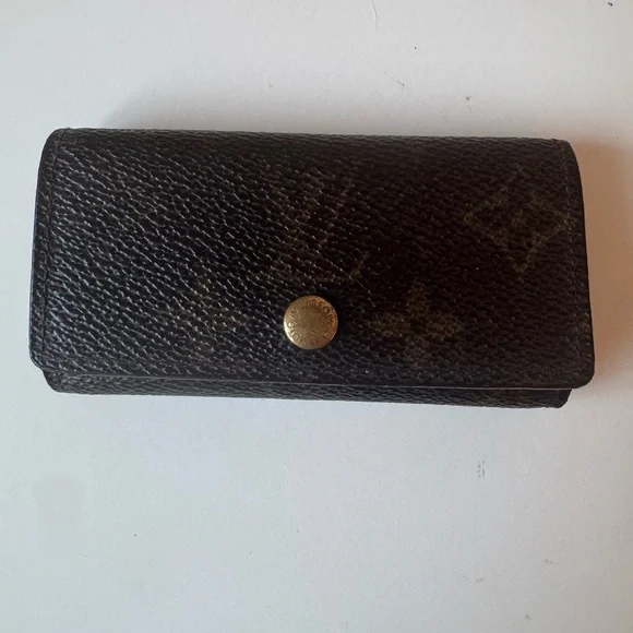 Louis Vuitton Brown Monogram 4 Key Holder