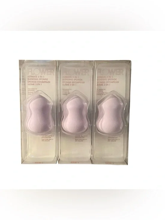 Bundle of 3 Flower Beauty Ultimate 3-in-1 Blending Sponge MB1 - Brand New in Box