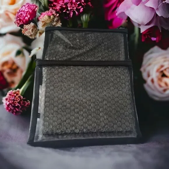 2 Mary Kay Standing Face‎ Mirror NEW Folds Stand Tray Black Consultant Supplies.