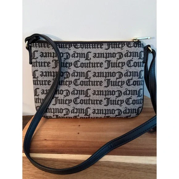 Juicy Couture Y2K Gothic Logo Crossbody Bag New
