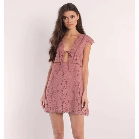 TOBI Terracotta Shift Dress