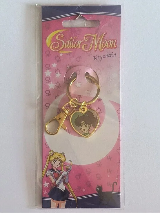 Sailor Moon Sailor Jupiter Heart Charm Keychain