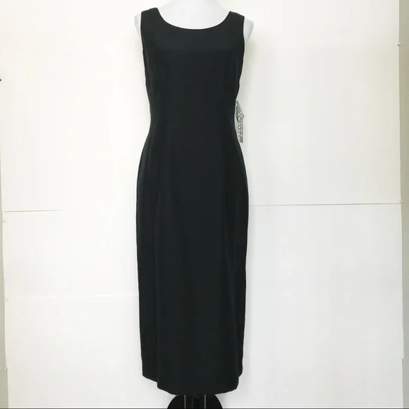 𝅺HALMODE Black Sleeveless Dress 14 Petite