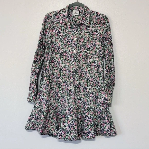 Tuckernuck Callahan Shirtdress in Ditzy Floral Size Small
