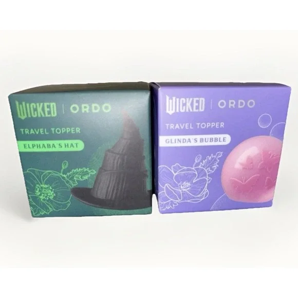Ordo x Wicked Elphaba‎ & Glinda Sonic Lite Toothbrush Toppers - PAIR (NIB)