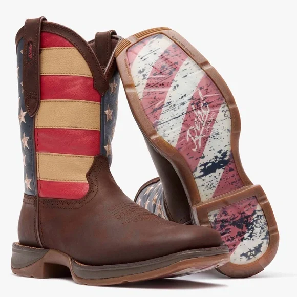 Durango Lady Rebel American Flag Western Boots – Size Women’s 7
