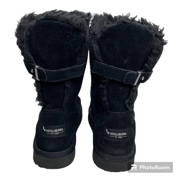 Koolaburra by UGG Remley Boots Size 8 Black Suede
