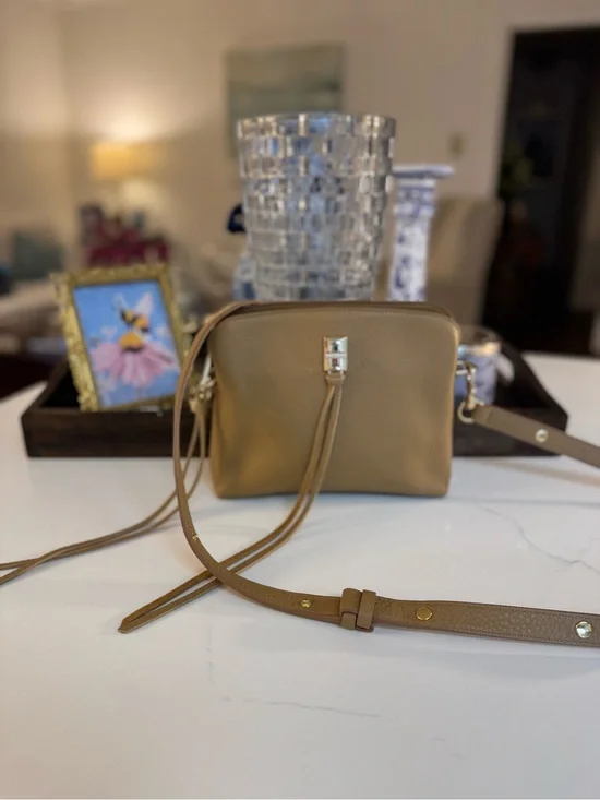 🤎 NEW REBECCA MINKOFF, DARREN TAN, LEATHER CROSSBODY BAG!