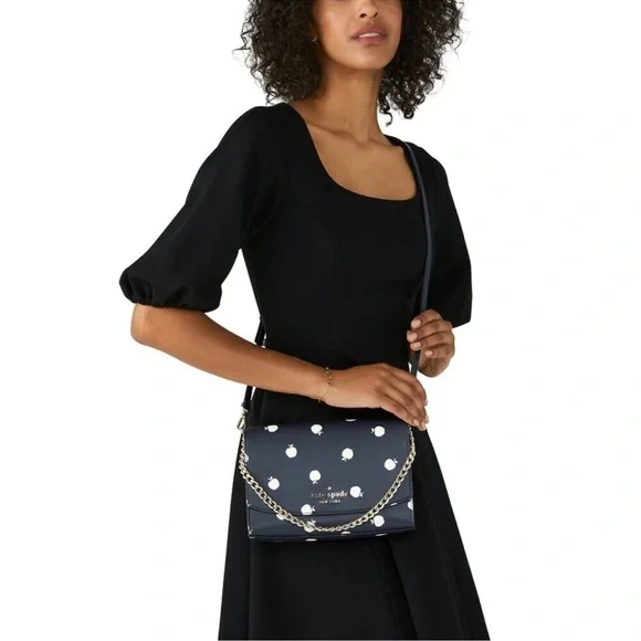 NWT Kate Spade Carson Orchard Toss Saffiano Crossbody Shoulder Bag Blue …