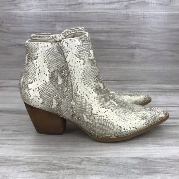 Coconuts by Matisse Ankle Boots Women's 6.5 Astoria Zip Booties Shoes