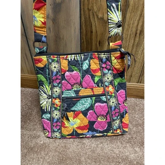 Vera Bradley Women's Bloom Floral Hipster Crossbody Bag Purse Pocket Boom New