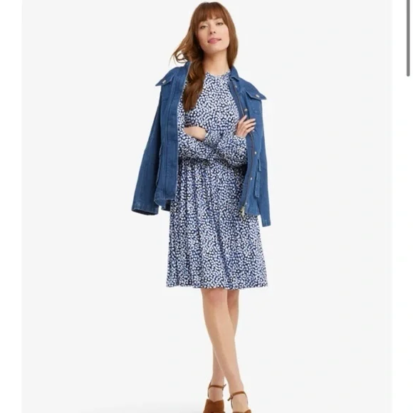 Draper James Kitty Knit‎ Dress medium​ lightweight office casual