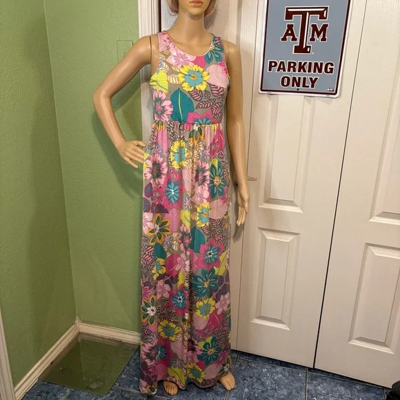 Beeson River Floral Sleeveless Maxi Dress