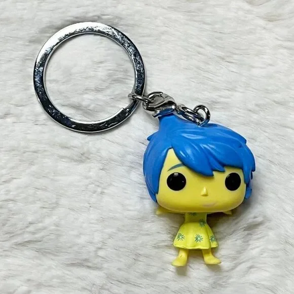 🔮 5/$25‎ Disney Inside Out Joy Funko Pocket POP Keychain