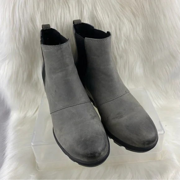 SOREL JOAN OF ARCTIC ANKLE BOOTIES WEDGES