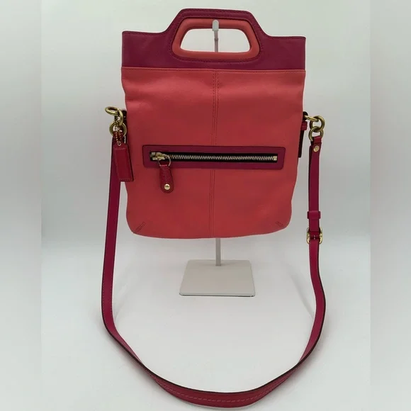 Coach Bonnie Leather Foldover Crossbody