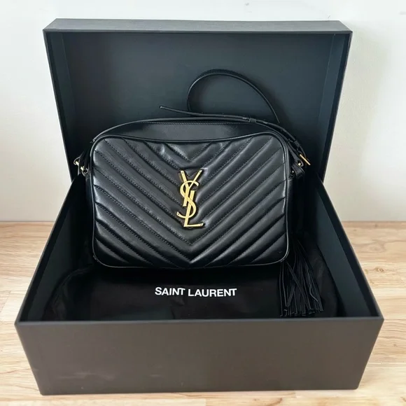 Saint Laurent Lou Camera Bag in Quilted Leather