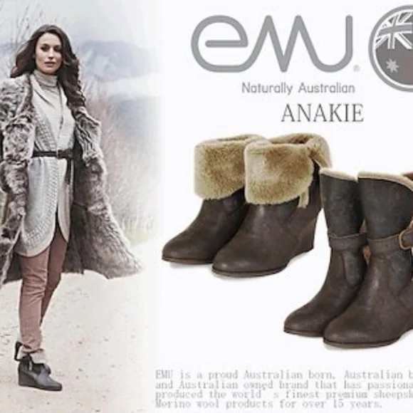 Emu Australia Anakie Sheepskin Shearling‎ Booties 7