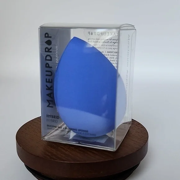 Blue Makeup Drop Hybrid - Silicone Pad & Blending Sponge