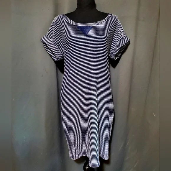 Splendid Blue Striped Dress Size Small