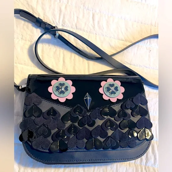 Kate Spade Owl Zibbi leather crossbody 🦉...NWOT‼️