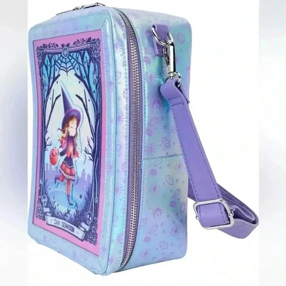 Hocus Pocus Tarot Card Iridescent Crossbody Bag Loungefly NWT
