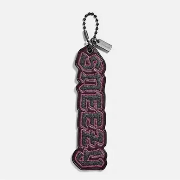 Coach Disney X Coach Sneezy Leather Keychain Fob Bag Charm Style # F73435