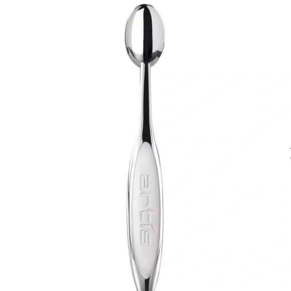 Artis Elite Collection Mirror Finish Silver Oval 6 Brush