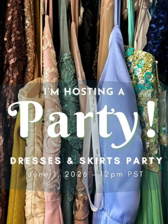 💃🏻 I’M CO-HOSTING 💃🏻 DRESS AND SKIRT PARTY JUNE 1, 2026 @ 12pm PST
