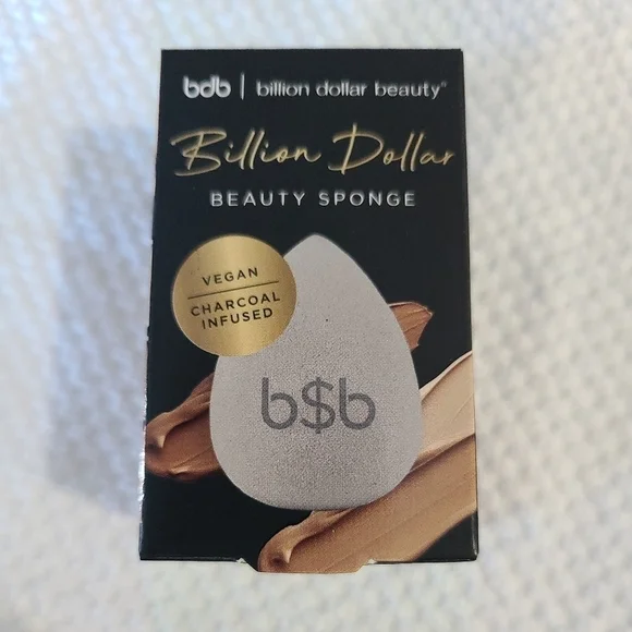 Billion Dollar Beauty Sponge Vegan Charcoal Infused BNIB Boxycharm