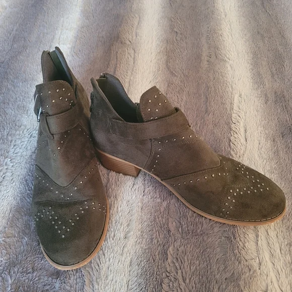 Studded booties size 9