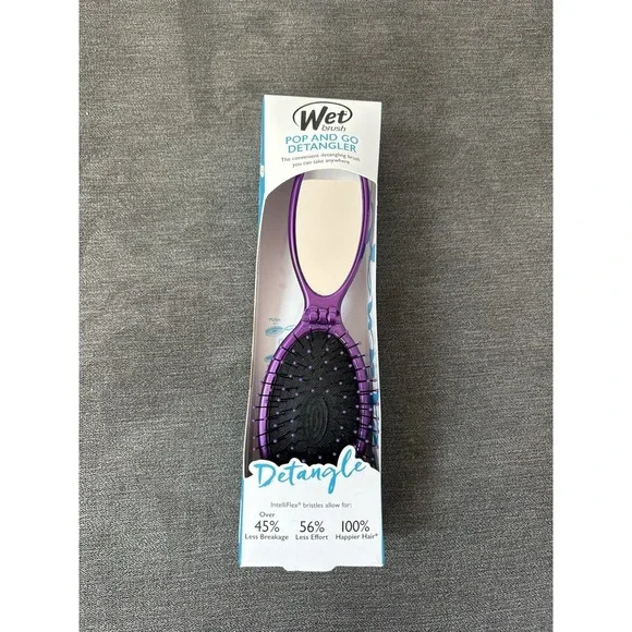 Wet Brush Pro Pop and Go Detangler Brush - Purple