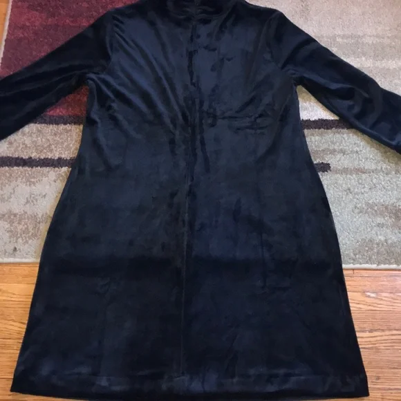 Sanctuary Black Faux Velvet Dress