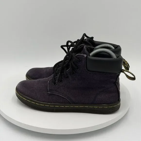Dr. Martens Maelly Bootie Style Denim Fabric With Cushioned Ankle Women’s Size 5