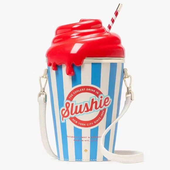 NWT Kate Spade 3D 🍒 Slushy Slushie Cup Crossbody Bag