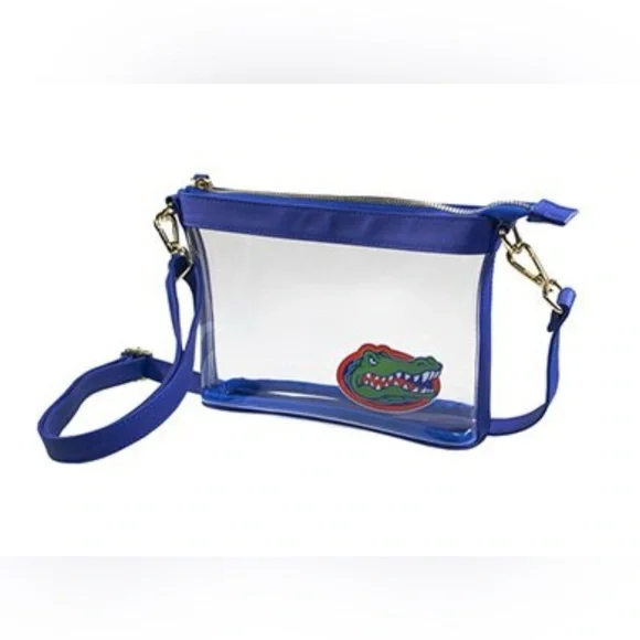 Go Gators! Small Crossbody‎ Stadium Bag in Royal- New