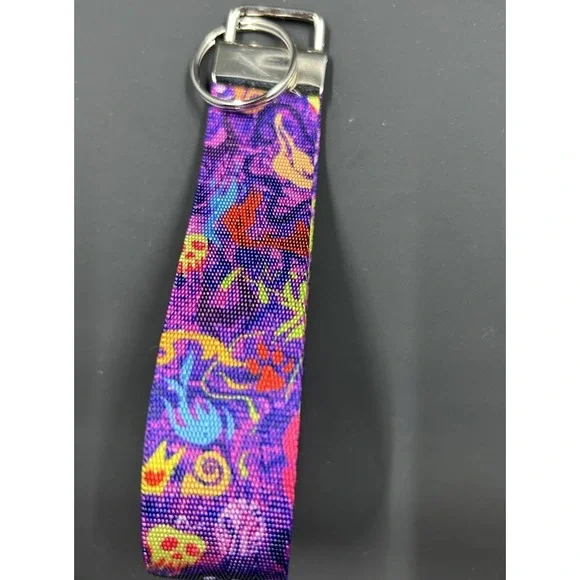 Villain Icons Wristlet Holder Key Fob Zipper Pull Lanyard Strap 1