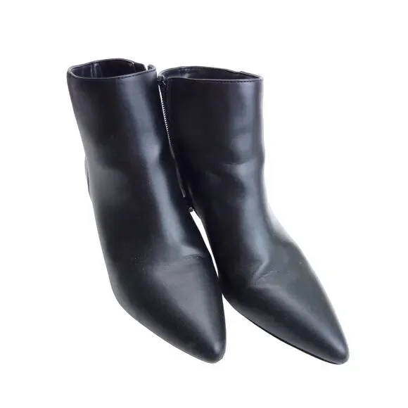 Banana Republic Womens Side Zipper Bootie Boots Size 8
