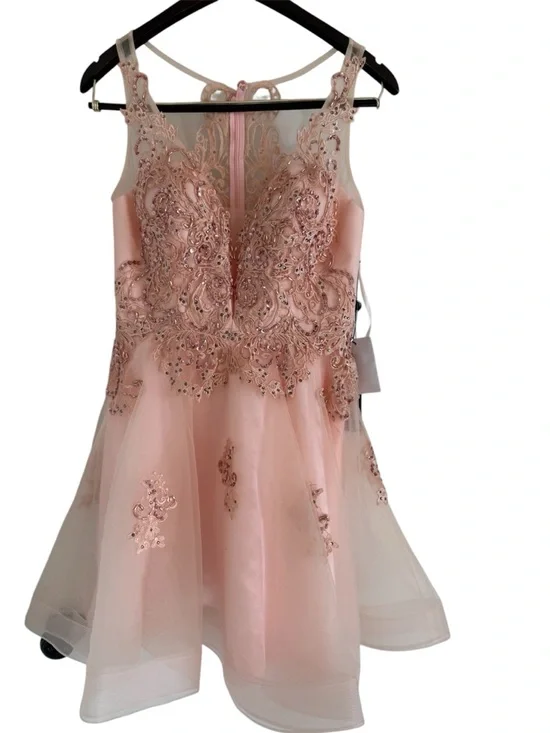 JVN by Jovani Dress Beaded | Color Blush pink | Size 4